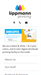 Mobile Screenshot of lippmannprinting.com